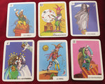 Jeu de cartes de Tarot Baci des années 1970 – Jeu Pop Art Juan Ballesta – Édition promotionnelle italienne