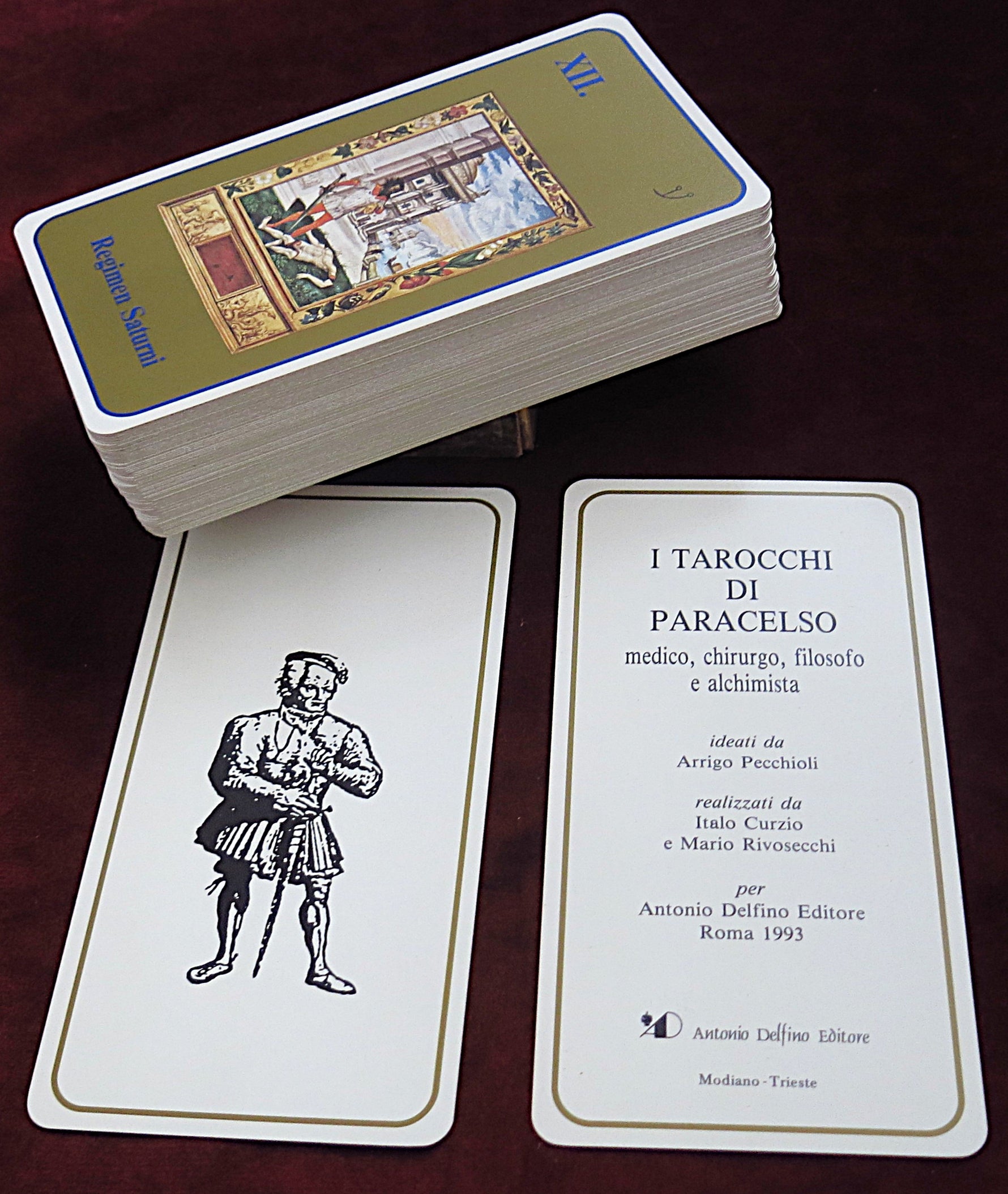 I Tarocchi di Paracelso (1993) – Rare Italian Alchemical Tarot by Antonio Delfino