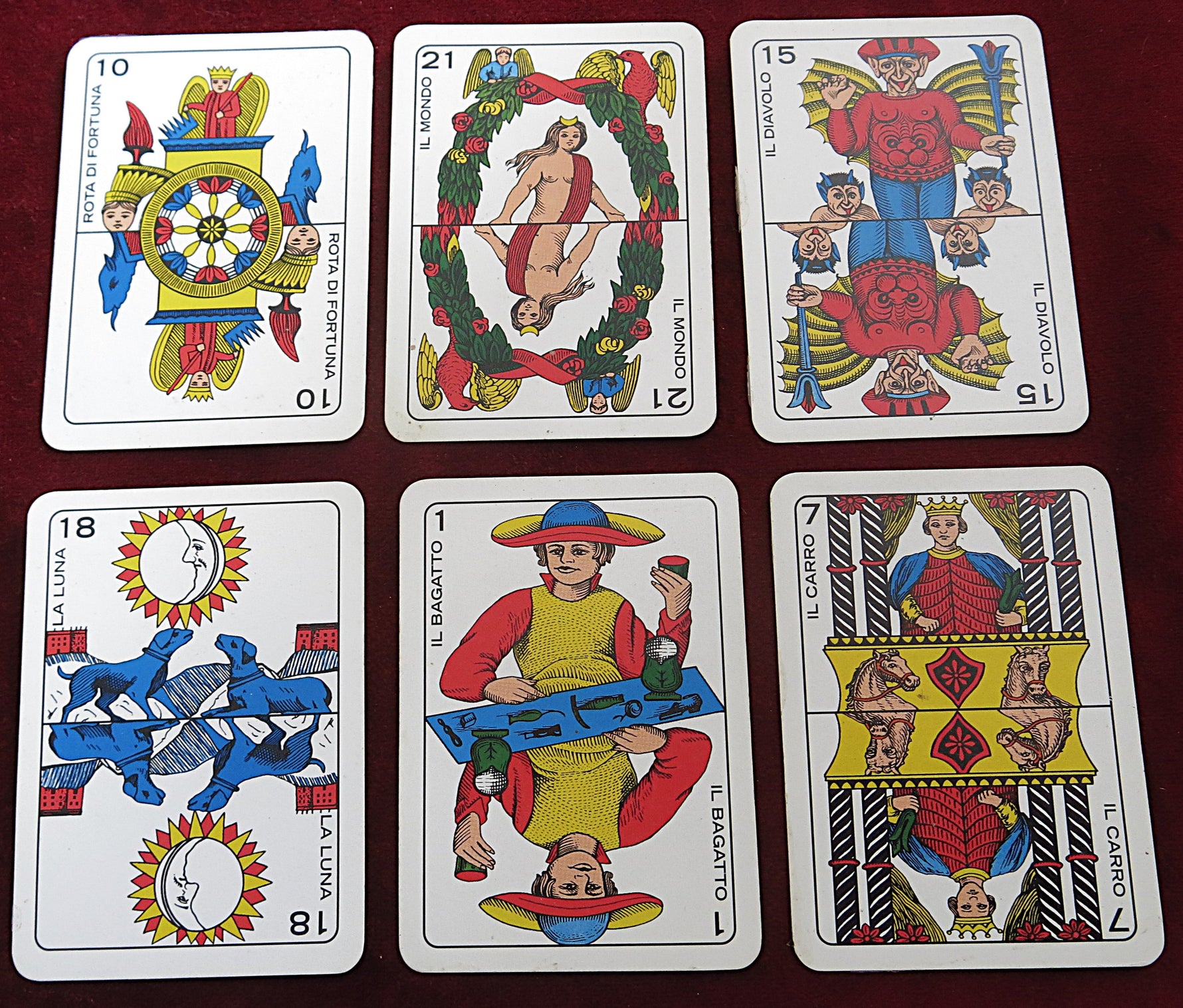 I Tarocchi di Vera (Tarot piémontais) – Tarot de magazine italien – 22 Majeur