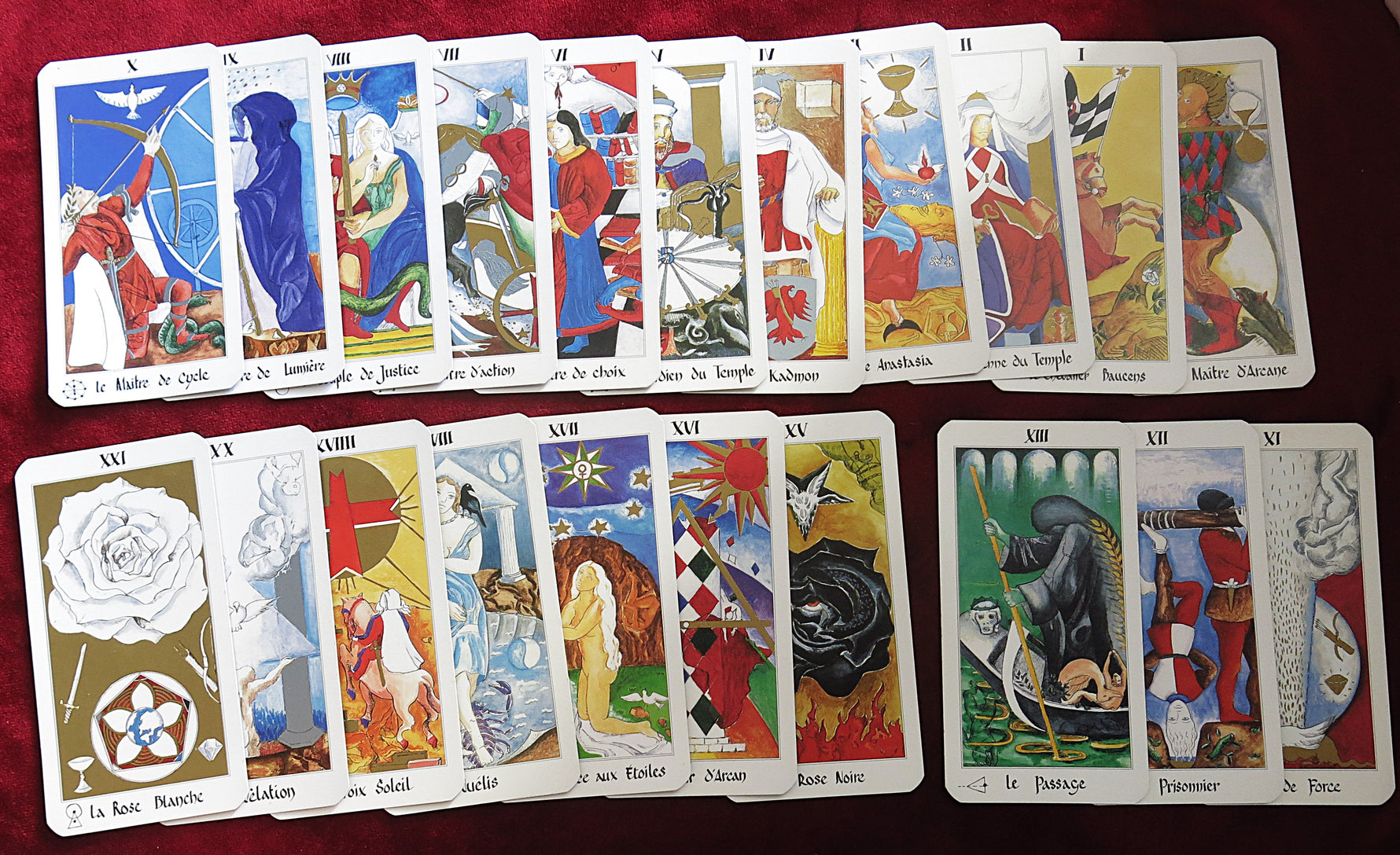 Initiatic Tarot of the Masters (1997) — Rare & Symbolic - 1 card missing!
