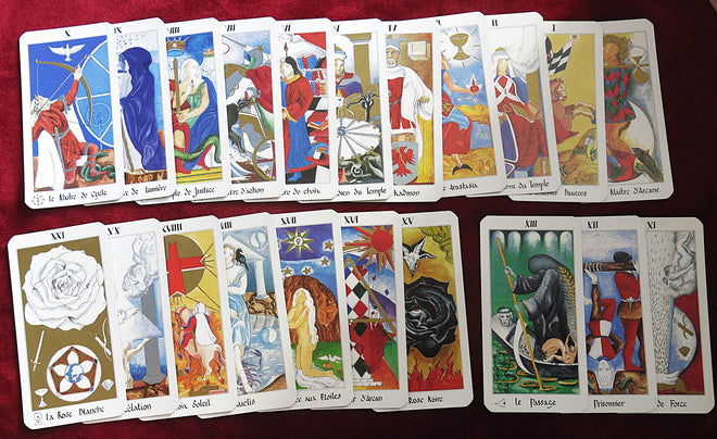 Tarot initiatique des maîtres (1997) — Arcanes majeurs français rares et symboliques