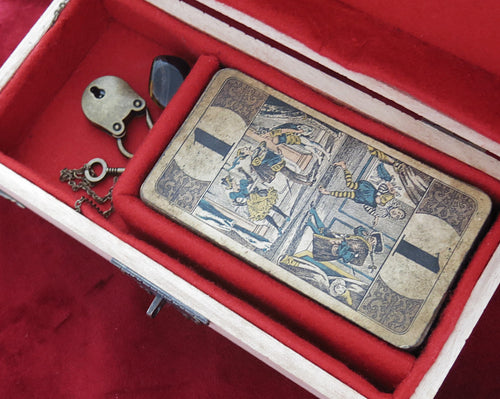 J. Muller & Cie – Circa 1880–1910 – Antique Tarot in Handmade Wooden Box
