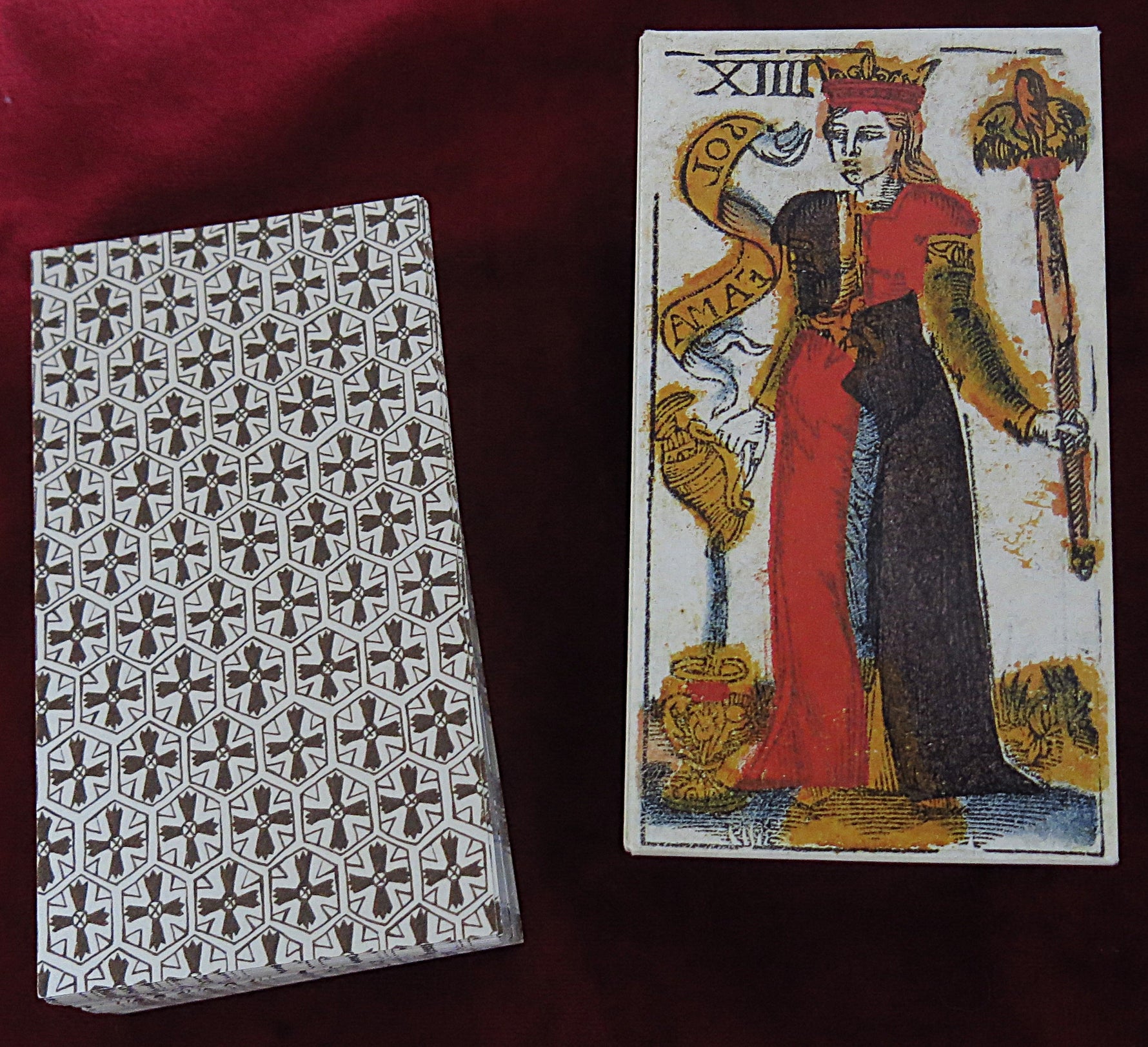 Tarot de Jacques Vieville – Facsimilé de musée – Jeu historique de type Marseille, Paris 1650