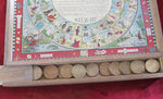 1900s Wooden Game Box – Goose Game + Chess