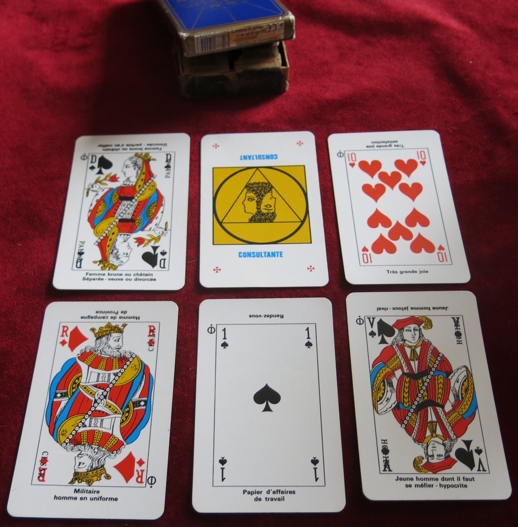 Jeu de la Bonne Aventure – Cartes de bonne aventure françaises vintage (1983) | Grimaud