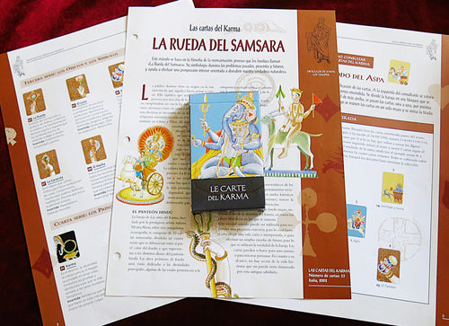 The Karma Cards – The Wheel of Samsara + Guide - Rare Out of Print Multilingual Deck (2002) by Lo Scarabeo