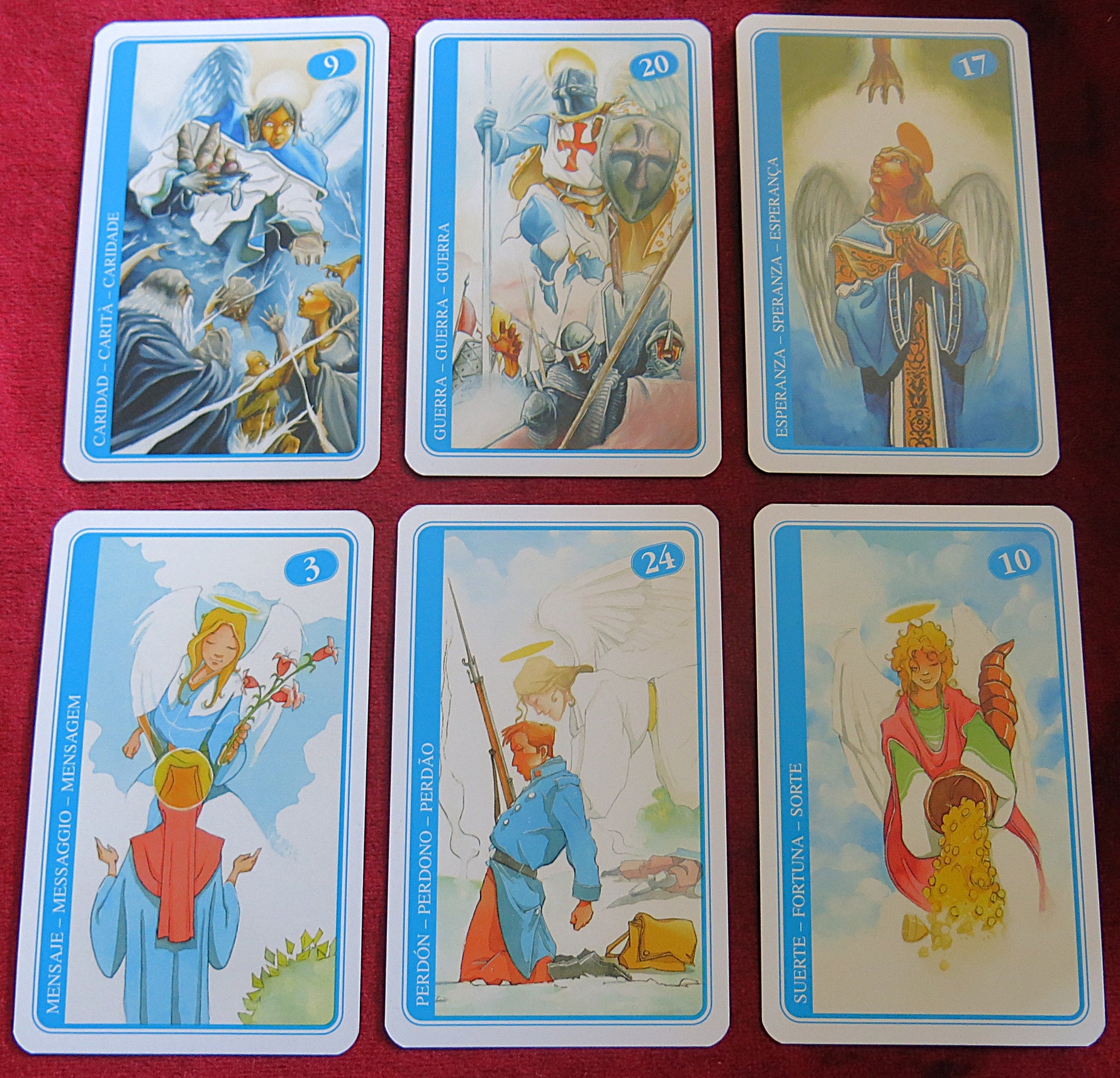 The Sibyl of the Angels + Guide - Rare Out-of-Print Oracle 2002 – 32-Card Angelic Oracle Deck