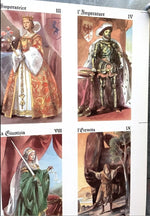 1988 Lanzichenecchi Tarot Uncut Sheet Poster – Giorgio Trevisan – Lo Scarabeo