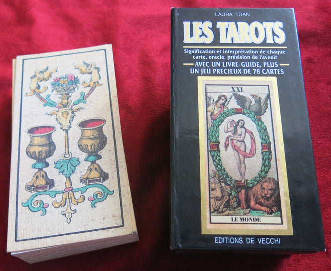 Tarots de Laura Tuan 1994 - Cartes de tarot françaises vintage très difficiles à trouver