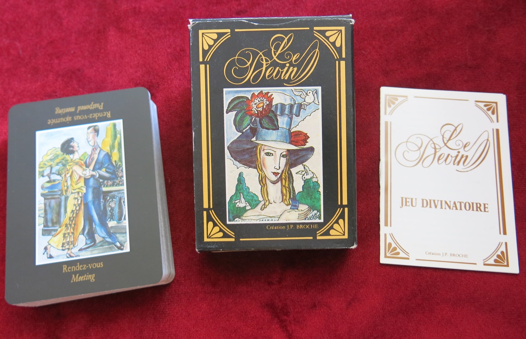 Le Devin – Vintage French Fortune Cards (Héron 1983) - VERY RARE