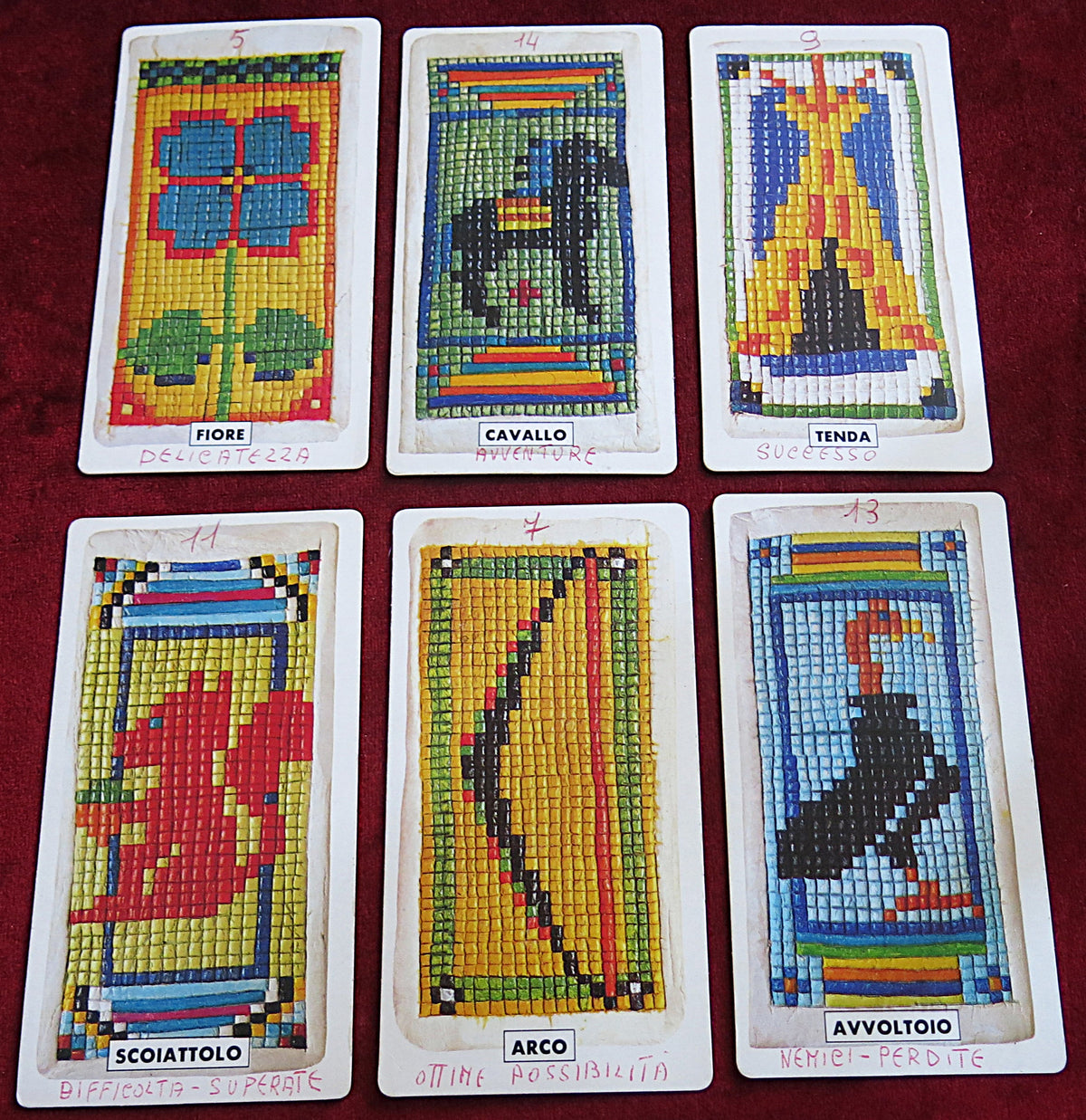 Le Carte Tarocchi Sioux – Anna Bella / Bella Magica – Vintage Italian Fortune Cards
