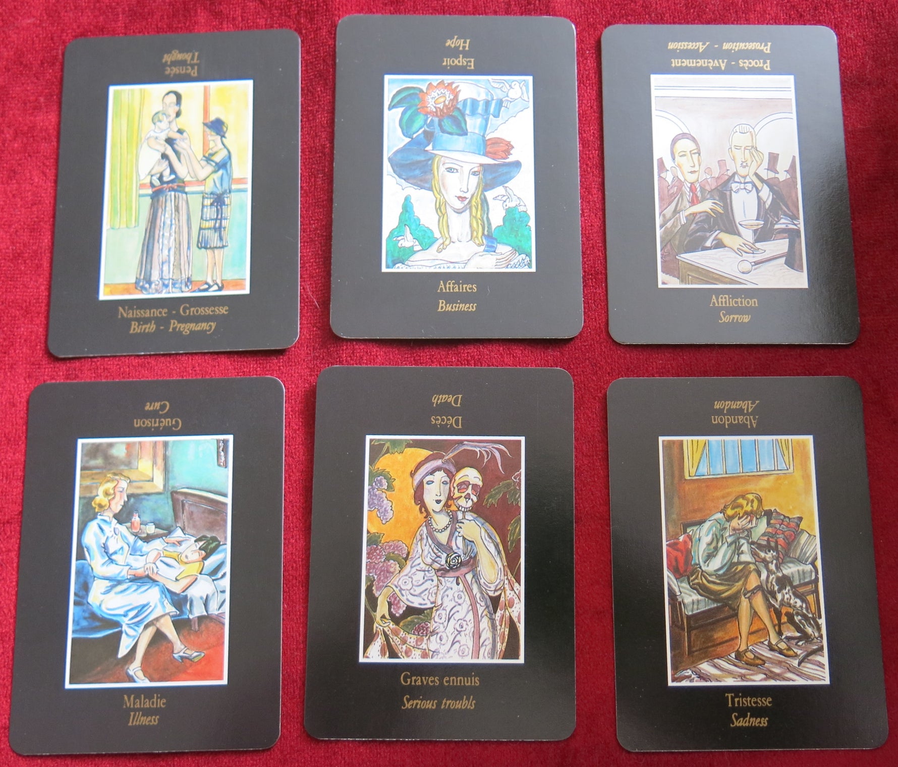 Le Devin – Vintage French Fortune Cards (Héron 1983) - VERY RARE