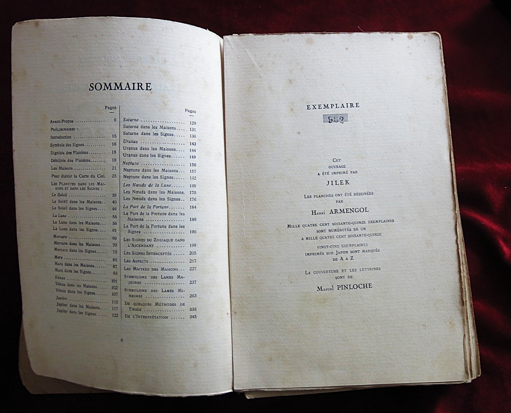 Le Tarot Astrologique (1927) – Georges Muchery, Rare Numbered French Occult Book