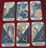 Le Tarot Astrologique c.1930 – George Muchery & Henri Armengol – Jeu complet de 48 cartes