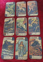 Le Tarot Astrologique c.1930 – George Muchery & Henri Armengol – Jeu complet de 48 cartes