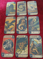 Le Tarot Astrologique c.1930 – George Muchery & Henri Armengol – Jeu complet de 48 cartes