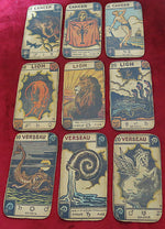 Le Tarot Astrologique c.1930 – George Muchery & Henri Armengol – Jeu complet de 48 cartes