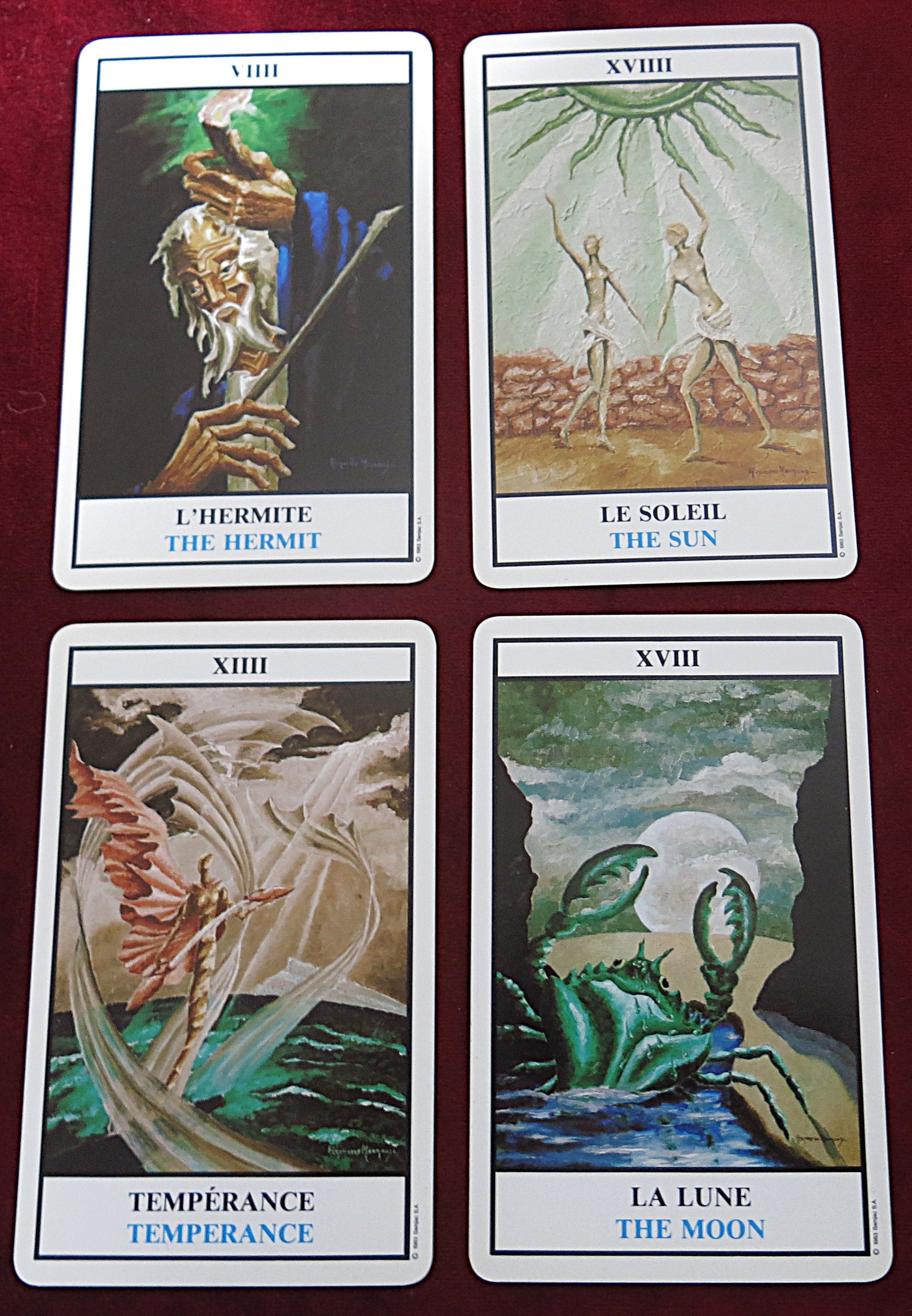 Le Tarot Mystique – Alexandre Mourouzi (1978) | Tarot suisse signé et numéroté
