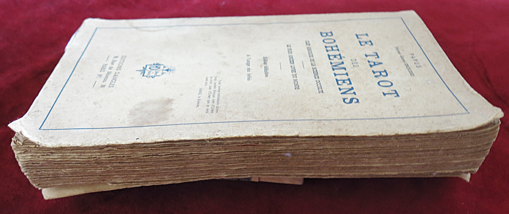 Le Tarot des Bohémiens by Papus – Vintage Éditions Dangles Printing (c. 1925–1935)