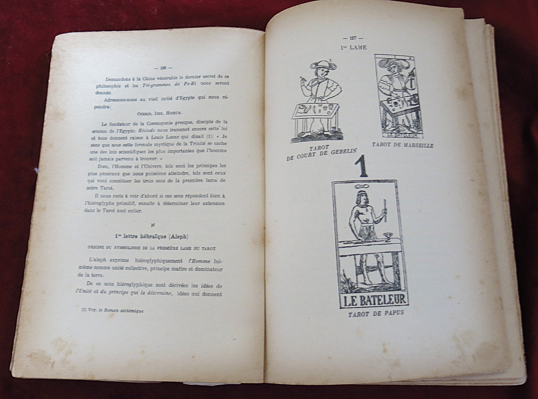 Le Tarot des Bohémiens by Papus – Vintage Éditions Dangles Printing (c. 1925–1935)