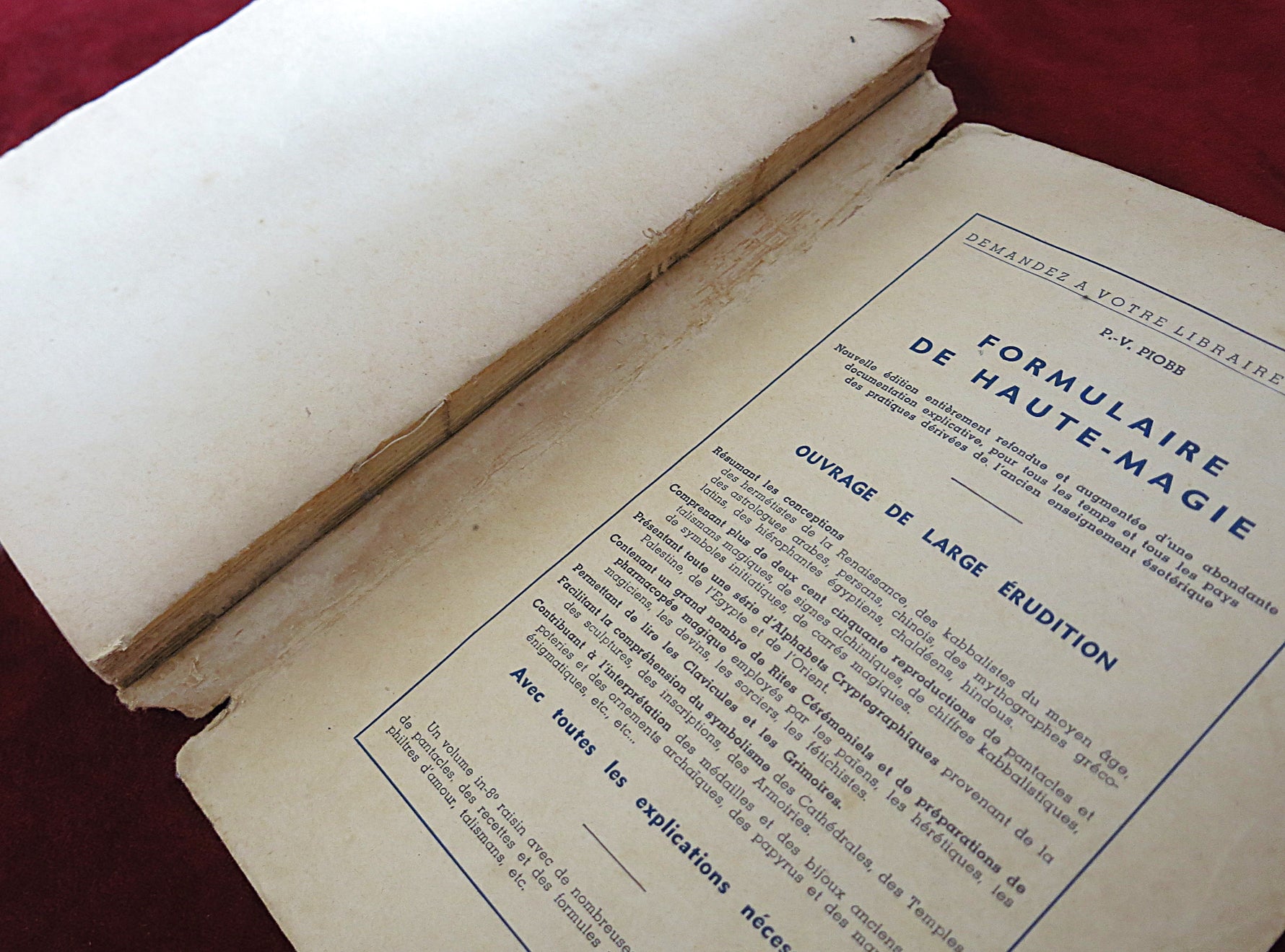 Le Tarot des Bohémiens by Papus – Vintage Éditions Dangles Printing (c. 1925–1935)