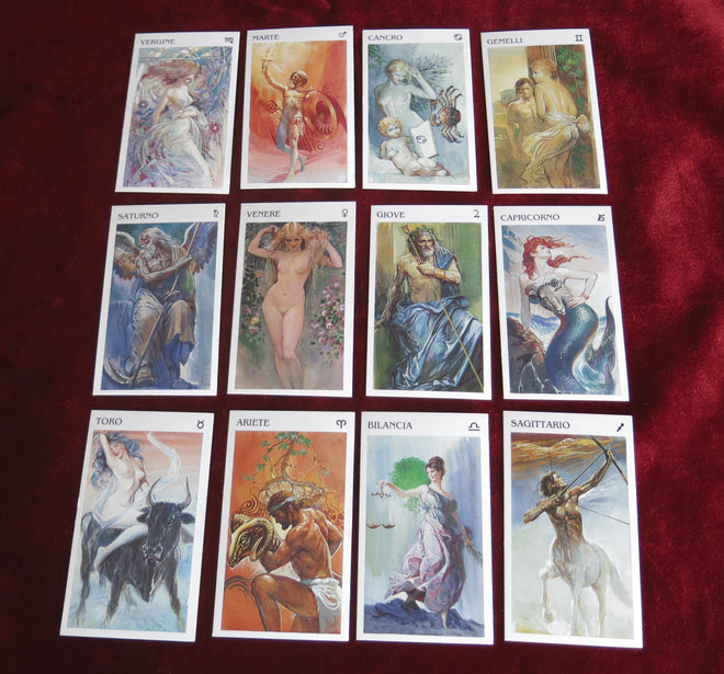 The Zodiac cards 1991 - Promotional deck - Italian tarot