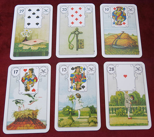1986 - Lenormand Oracle JMC - GERMAN version - VERY RARE