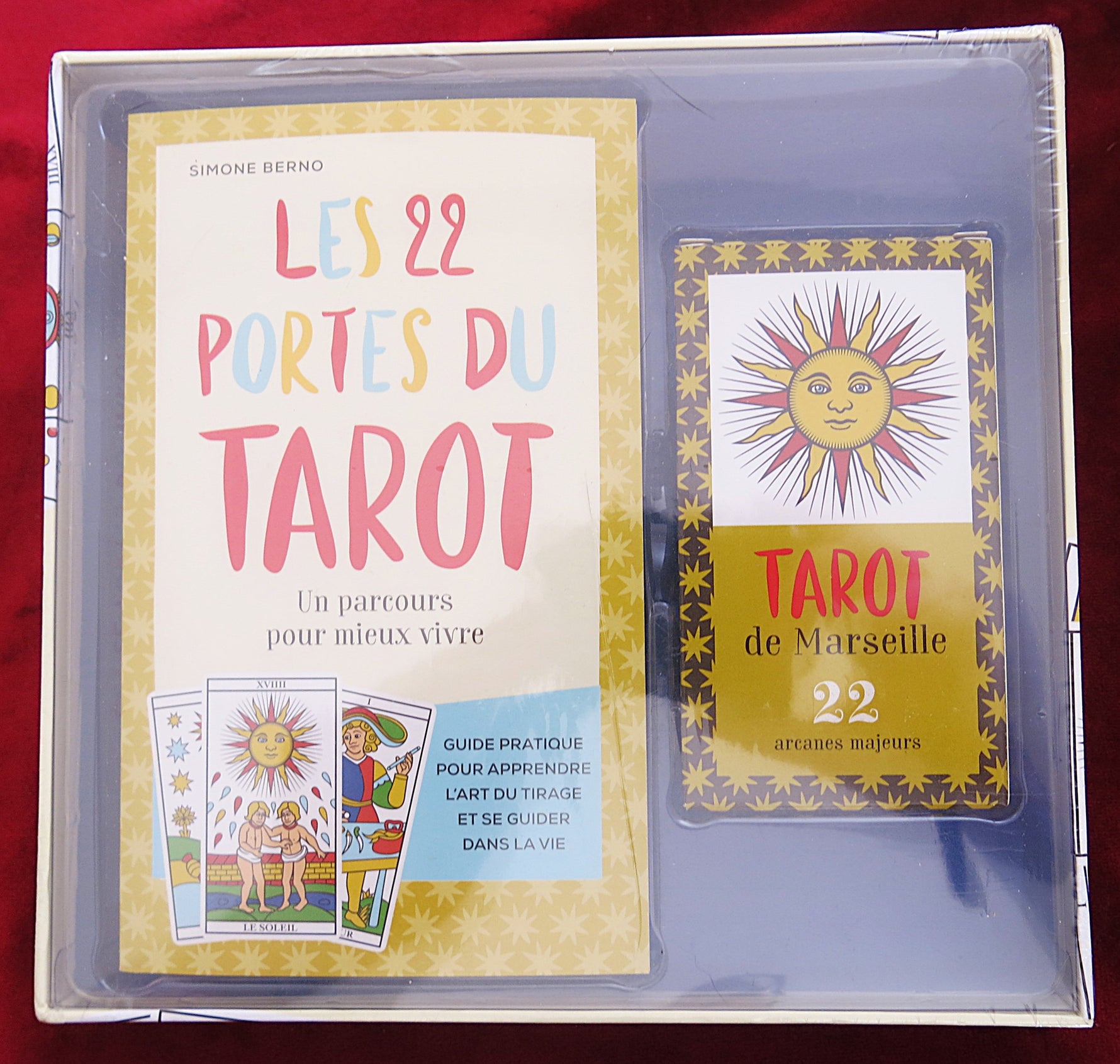 Coffret cadeau scellé Tarot de Marseille – Les 22 Portes du Tarot – Simone Berno