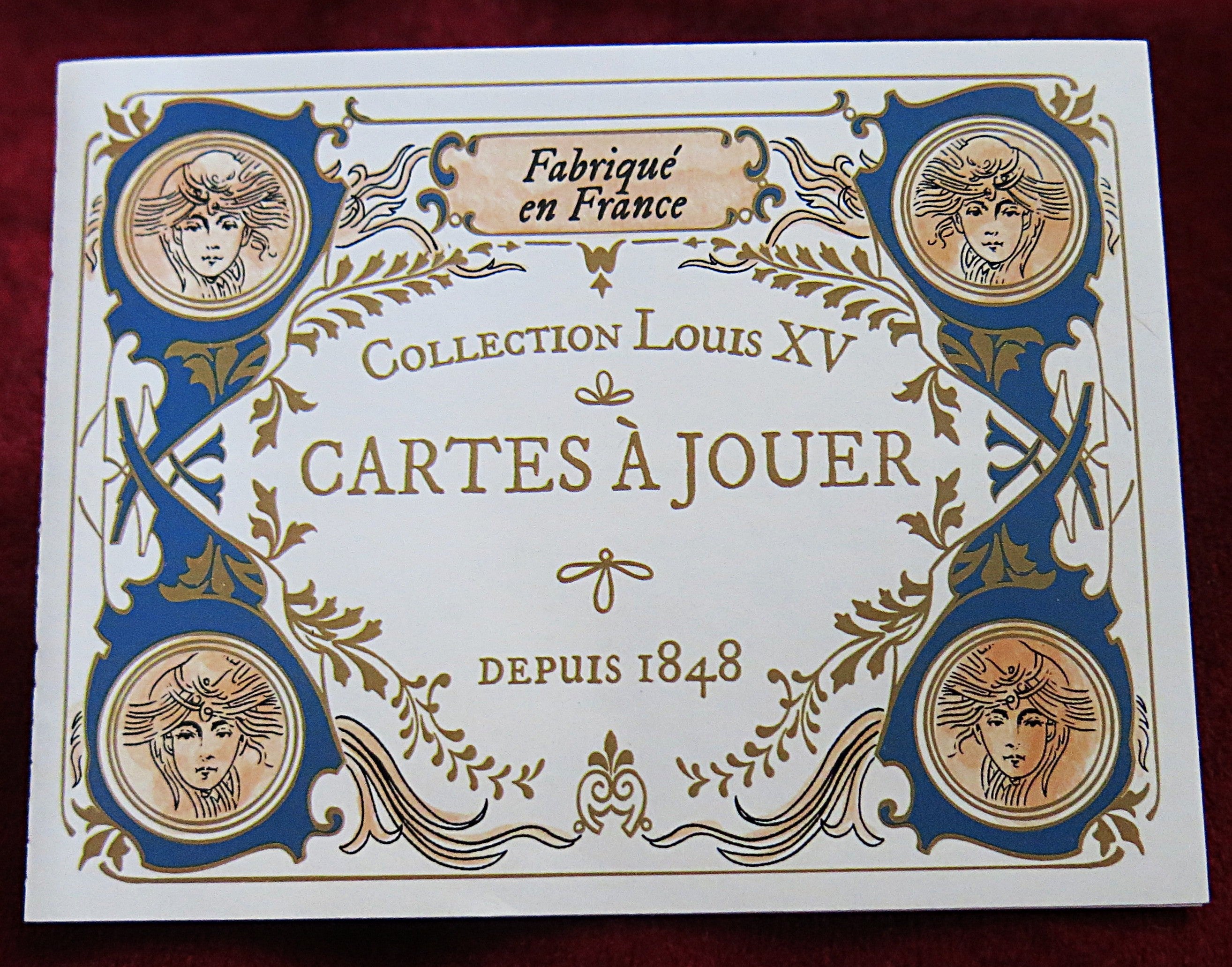 2022 Grimaud Playing Cards Stamp Booklet – Louis XV Collection