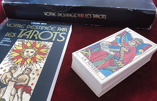 Louise Beni – Votre Destin par le Tarot – Coffret de divination français des années 1980