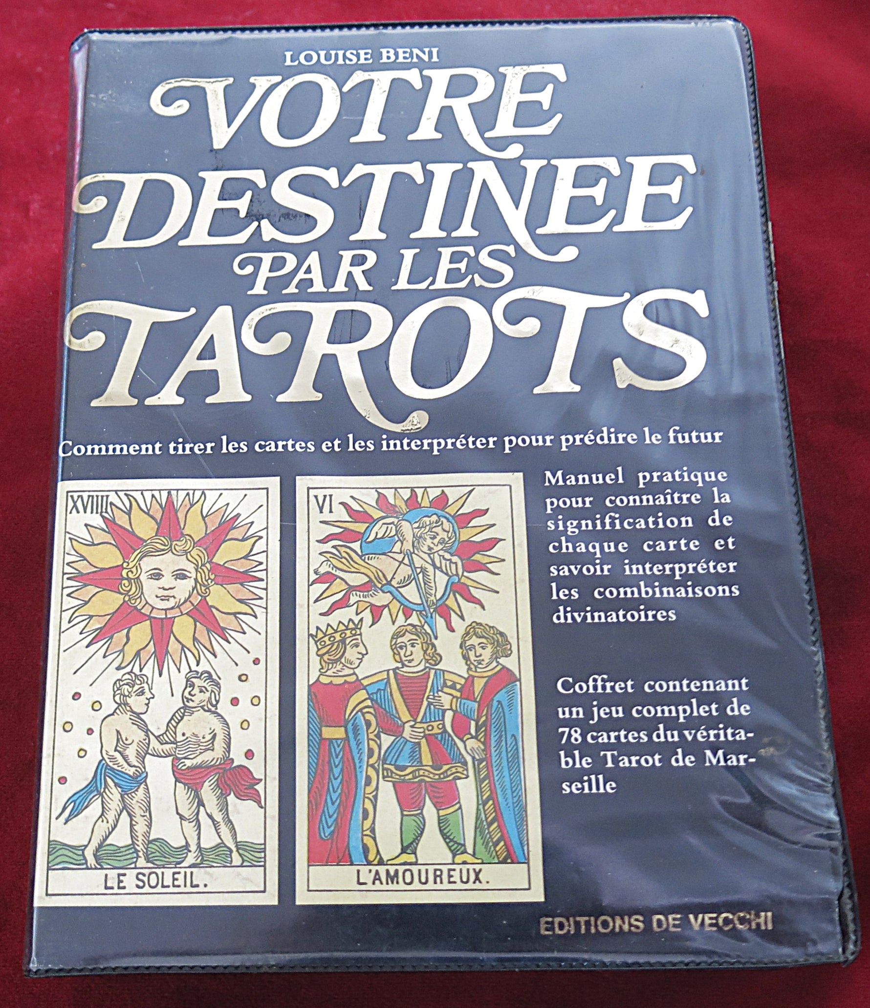 Votre Destinée par les Tarots – 1987 Tarot de Marseille Boxed Set – De Vecchi