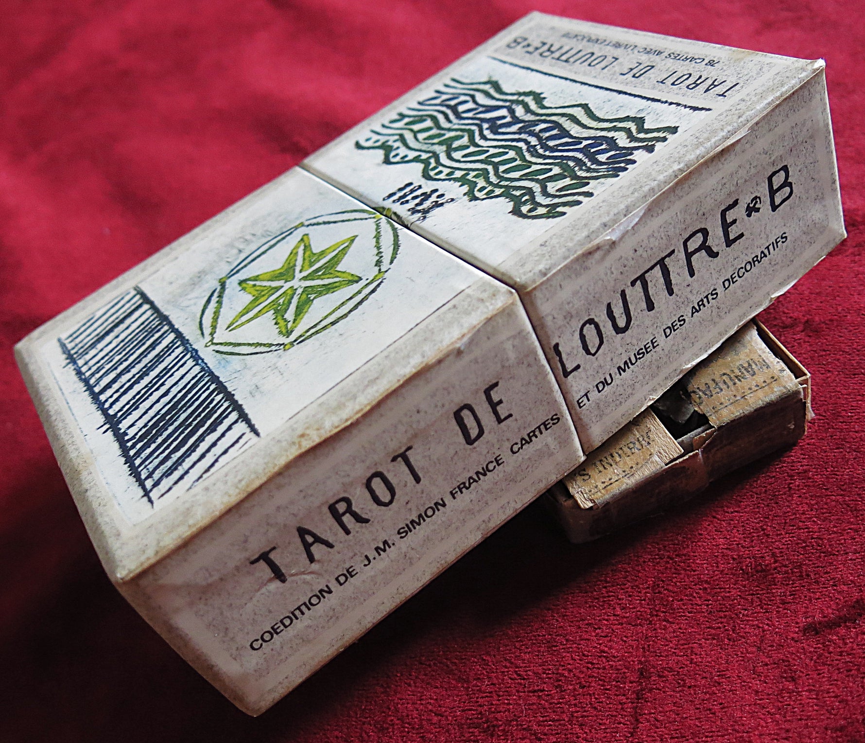 Extremely Rare Tarot de Louttre B – 1981 Exhibition Deck - Very Hard to Find Tarot