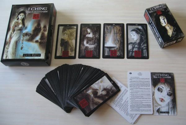 Luis Royo I Ching Dead Moon tarot Luxury box - Japanese dark goth geisha- -Dark oracle - Gothic Fantasy Art