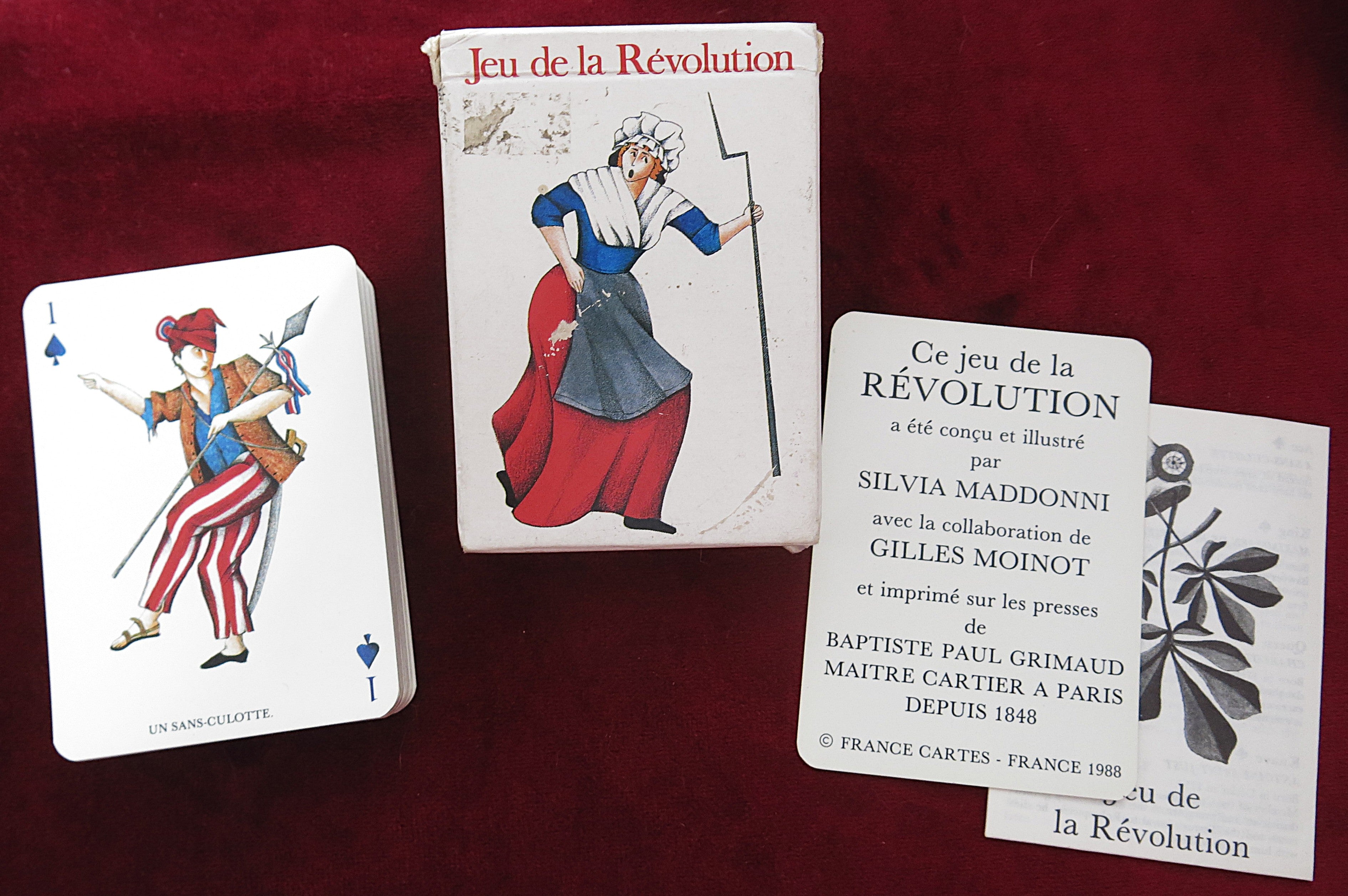 French Revolution Playing Cards (1988 Grimaud) – Silvia Maddonni Artwork