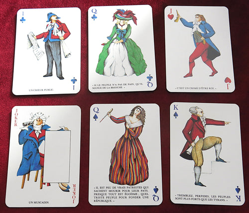 Cartes à jouer Révolution française (1988 Grimaud) – Illustrations de Silvia Maddonni