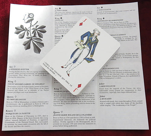 Cartes à jouer Révolution française (1988 Grimaud) – Illustrations de Silvia Maddonni