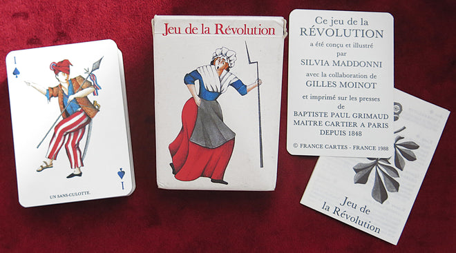 Cartes à jouer Révolution française (1988 Grimaud) – Illustrations de Silvia Maddonni