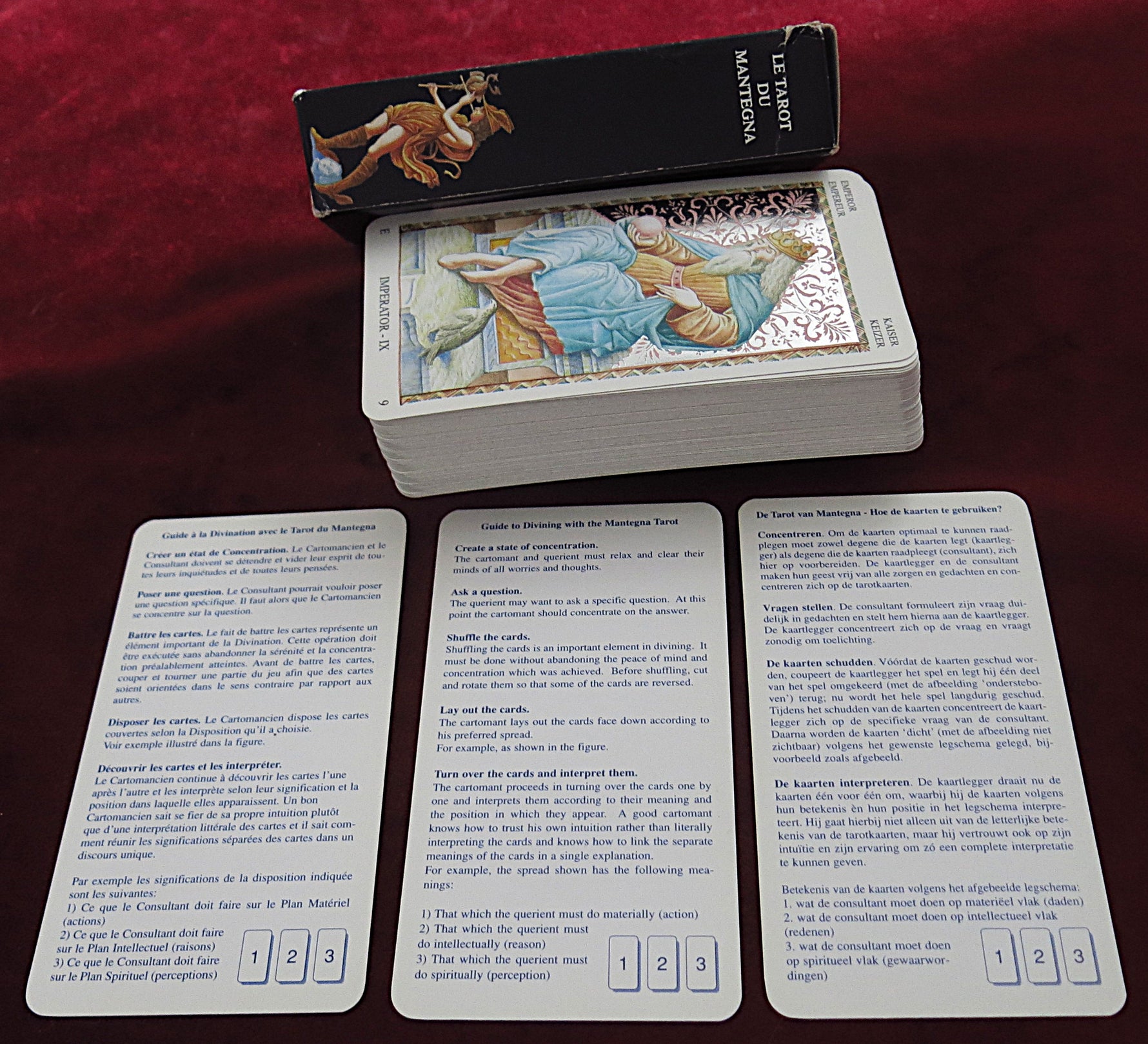 Mantegna Tarot – Rare 2000 Edition – 50 + 25 Philosophical Cards