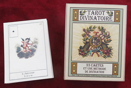 Tarot Divinatoire – 33 Cards with Divination Method – Marc Vidal Edition (1990s)