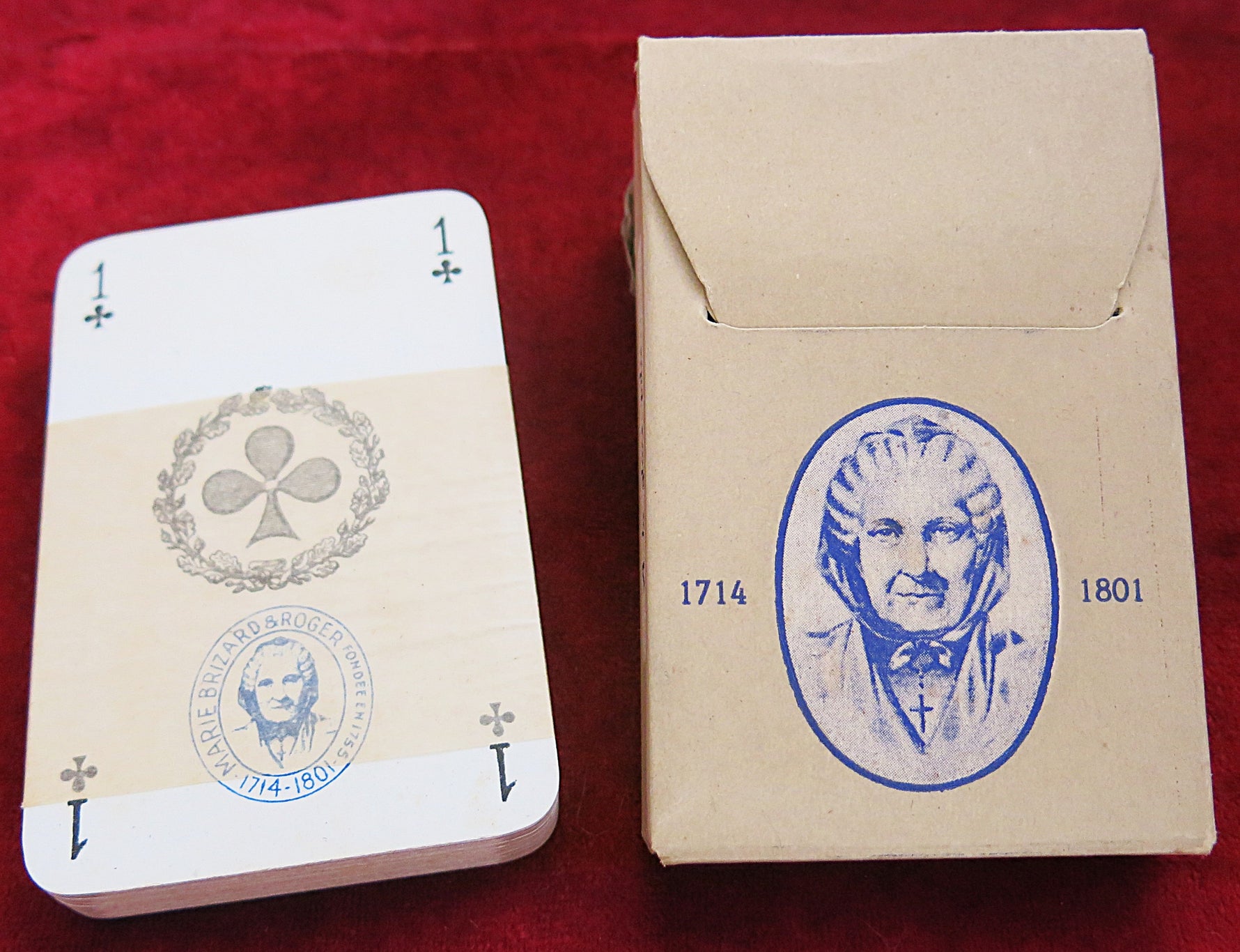 Jeu de cartes publicitaire ancien Marie Brizard – Jeu promotionnel original – France, années 1950-60