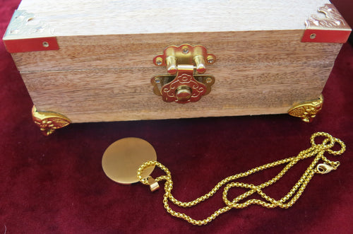 Cadeau Franc-Maçon - Tarot maçonnique + coffret bois vintage | coffret maçon |