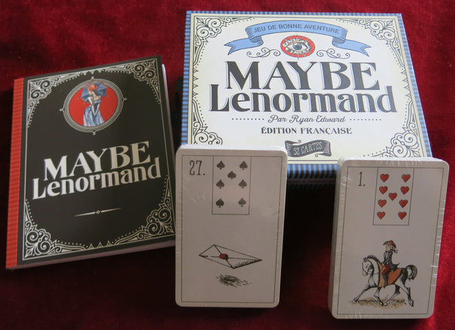 Maybe Lenormand - French Edition - Divinatory Oracle - 52 Cards - Vintage Illustrations - Made in France