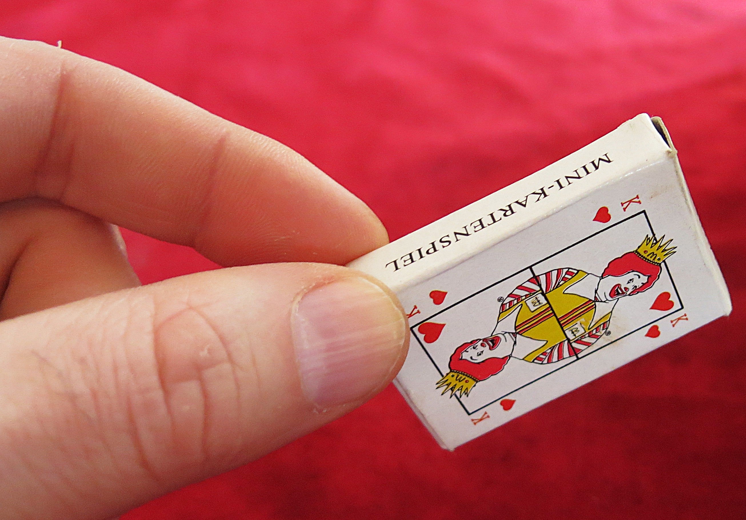 McDonald’s Playing Cards – 1992 Mini Deck – Ronald McDonald Hamburglar Birdie