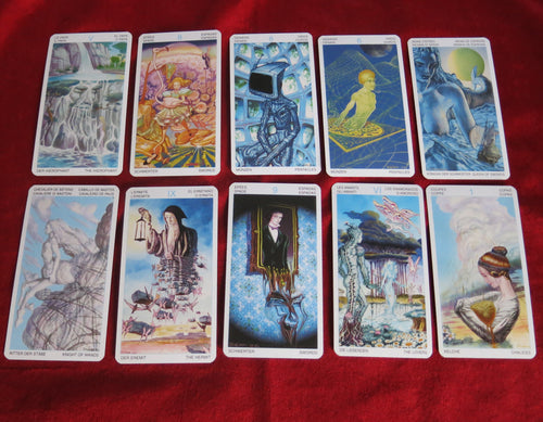 Tarot of Metamorphosis + Guide - VERY RARE Surreal tarot