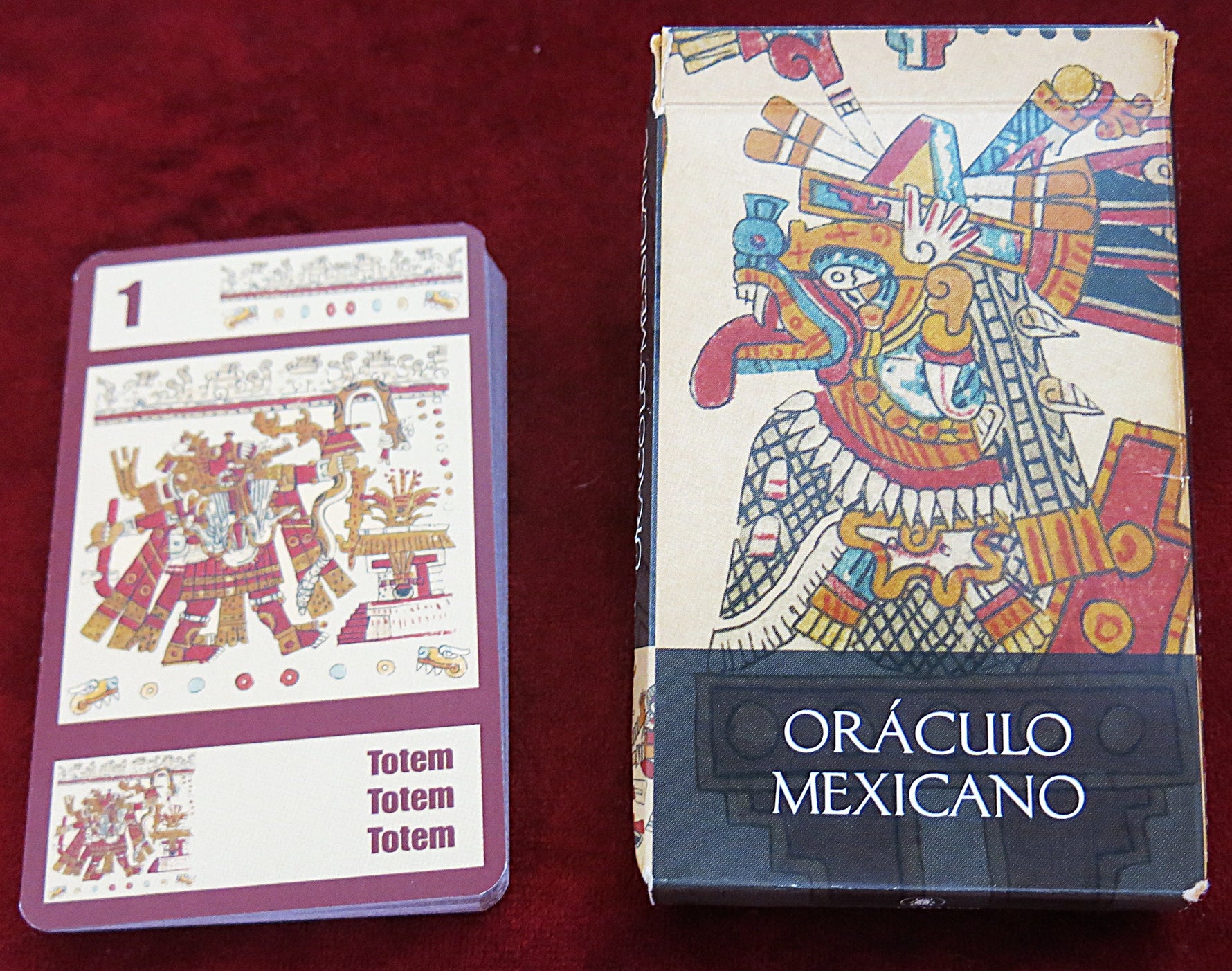 The Game of the Gods(Mexican Oracle) + Guide – Aztec Mythology Deck – 2002 Edition