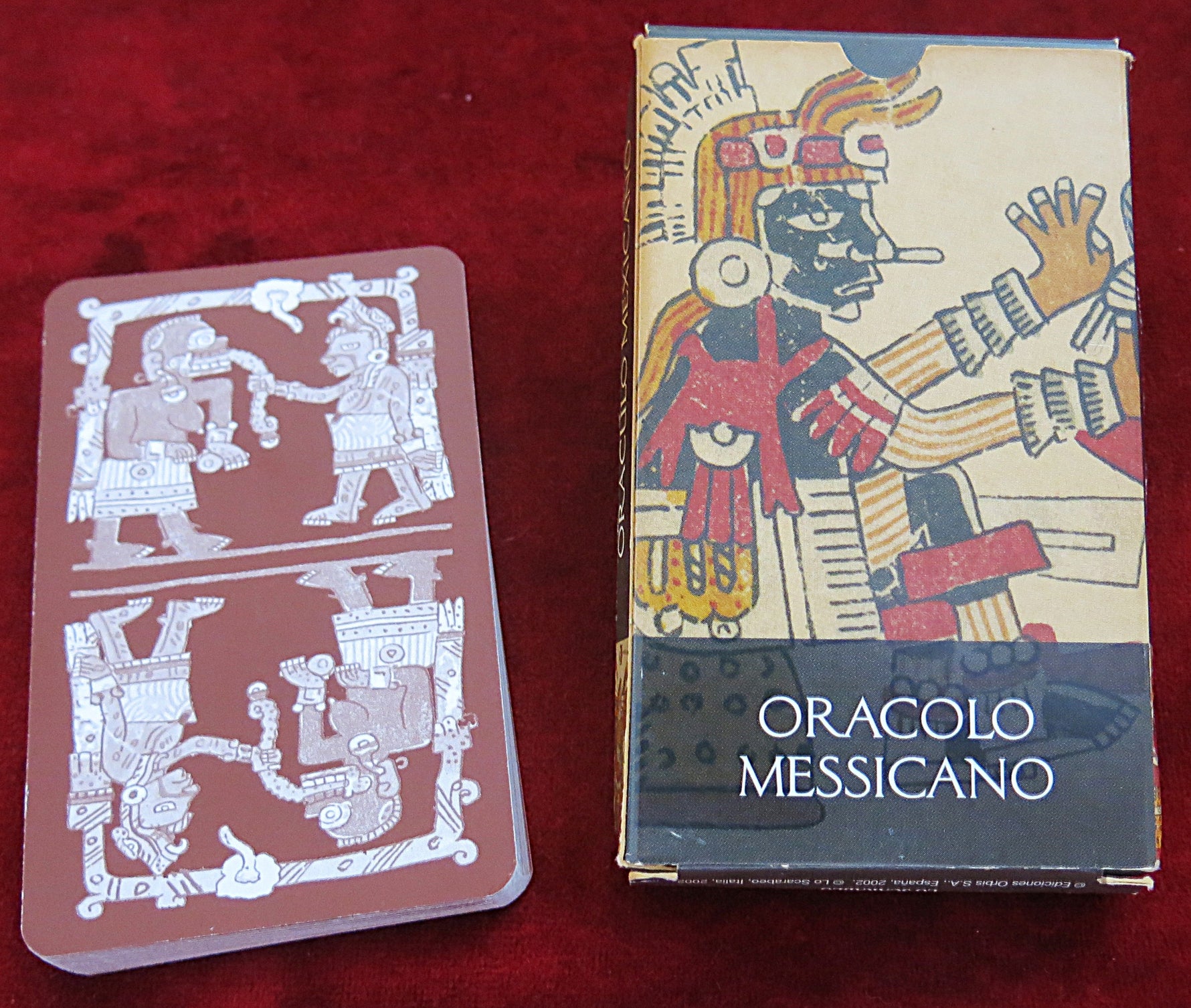 The Game of the Gods(Mexican Oracle) + Guide – Aztec Mythology Deck – 2002 Edition