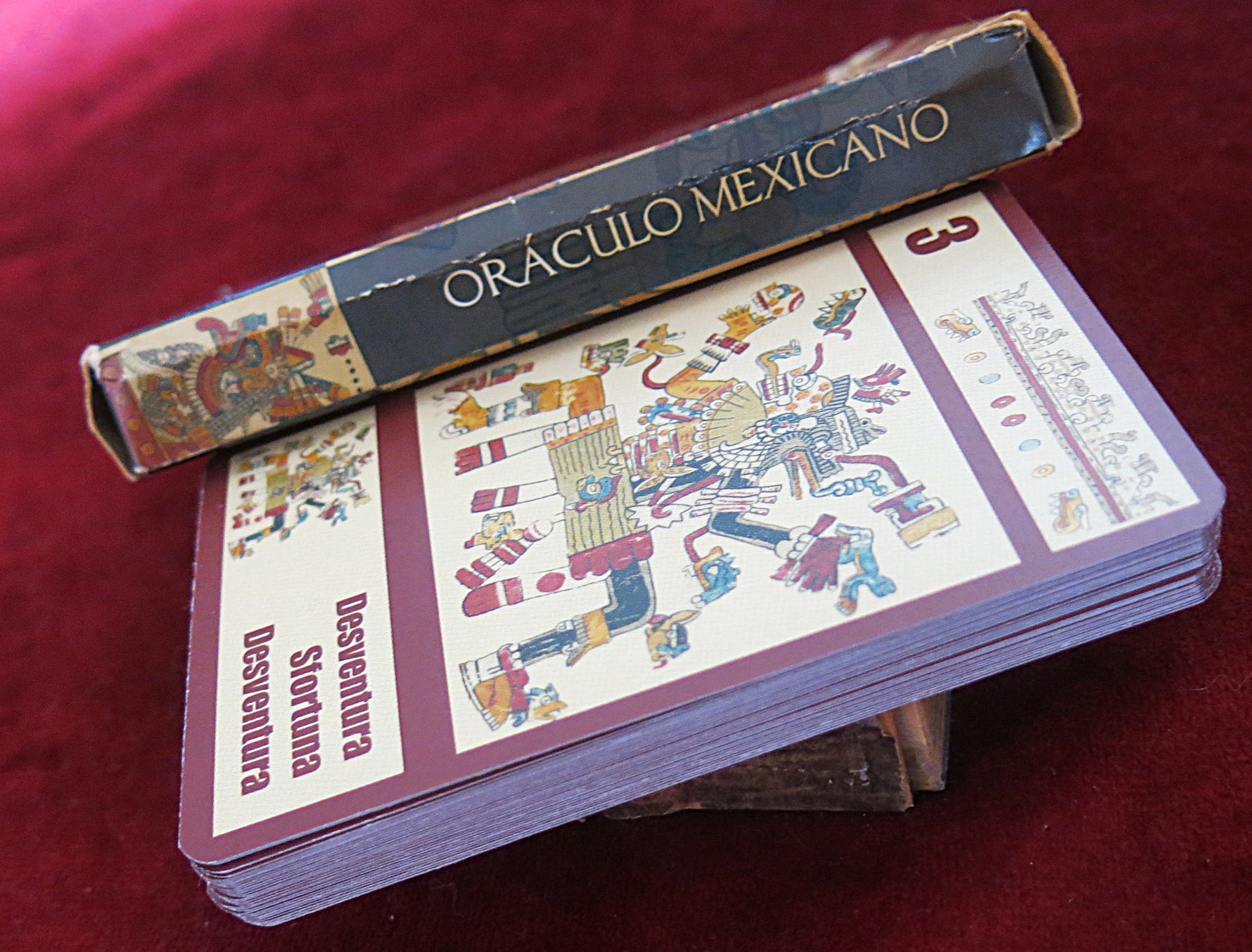 The Game of the Gods(Mexican Oracle) + Guide – Aztec Mythology Deck – 2002 Edition