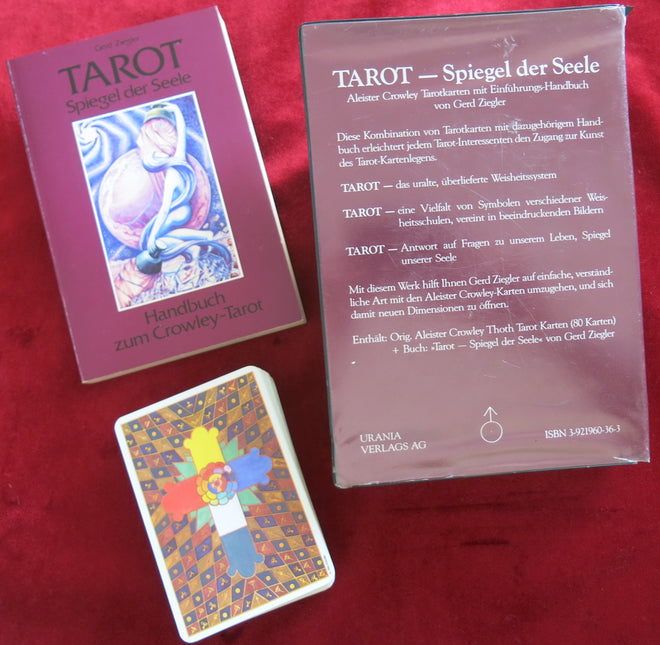 Tarot de Thoth d'Aleister Crowley – Miroir de l'âme, édition allemande (Urania, années 1990)