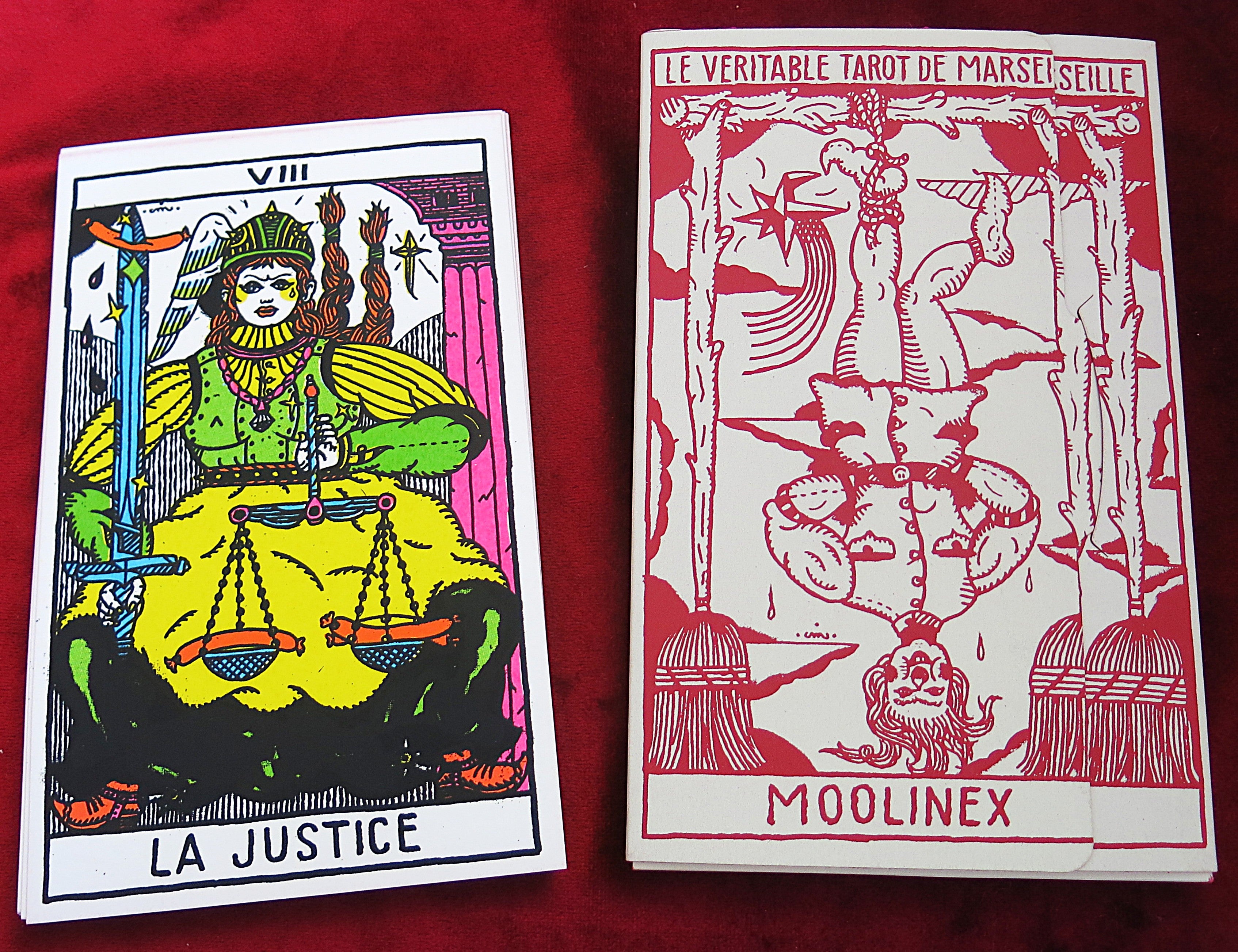 MOOLINEX Tarot de Marseille – Silkscreen Artist Tarot – Only 500 Produced