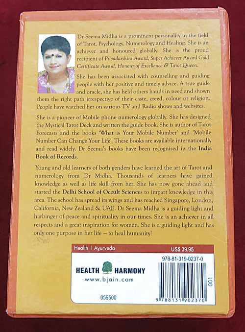 Jeu de tarot mystique – Dr Seema Midha – Tarot de transformation de l'art populaire indien